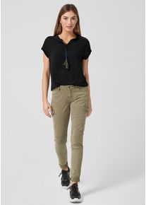 s.Oliver RED LABEL, Damen Tunikashirt, Schwarz