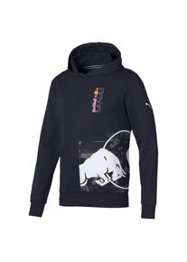 Puma, Herren Hoodie, Kobaltblau / Wei&szlig;