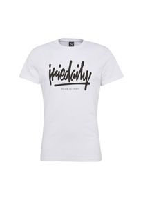 Iriedaily, Herren T-Shirt 'Tagg Ahead', Schwarz / Wei&szlig;