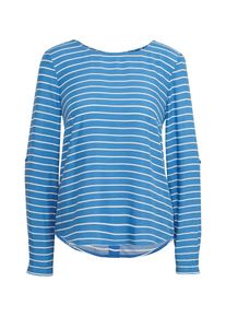 Tom Tailor, Damen Bluse, Hellblau / Wei&szlig;