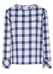 Eterna, Damen Bluse 'MODERN CLASSIC', Blau / Weiß