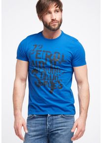 PETROL INDUSTRIES, Herren T-Shirt, Blau / Braun / Schwarz
