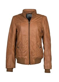 Mustang, Damen Lederjacke 'Brock', Cognac