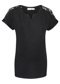 Queen mum, Damen Top, Schwarz