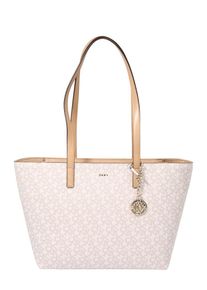 DKNY, Damen Tasche 'BRYANT-MD-TOTE-LOGO', Creme