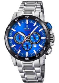 Festina, Herren Chronograph 'Chrono Bike, F20352/2', Blau / Schwarz / Silber