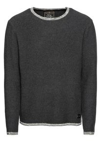 Key Largo, Herren Pullover 'MST MIKA round neck', Anthrazit