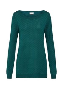 Vila, Damen Pullover, Smaragd