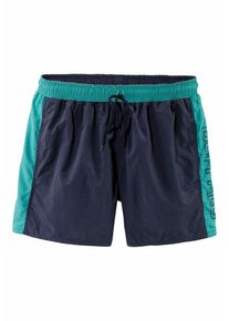 Buffalo, Herren Badeshorts, Navy / Türkis