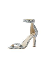 Heine, Damen Sandalette, Grau / Oliv