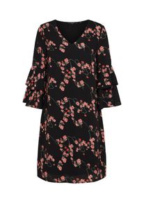 Véro Moda VERO MODA, Damen Kleid 'LALA', Grasgrün / Rot / Schwarz