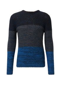 Tom Tailor, Herren Pullover, Blue Denim / Braun / Petrol