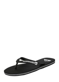 Quiksilver, Herren Slipper 'MOLOKAI', Schwarz / Wei&szlig;