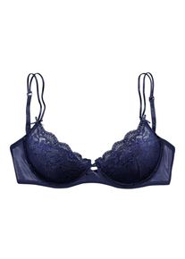 s.Oliver RED LABEL, Damen Push-up-BH, Blau
