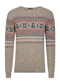 & Colours & Sons COLOURS & SONS, Herren Pullover 'MASON', Camel / Nachtblau / Gr&uuml;n / Dunkelorange / Rot