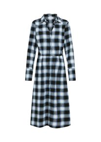 EDITED, Damen Kleid 'Juliane', Blau / Hellblau / Schwarz