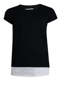 Trueprodigy, Herren T-Shirt 'Jace', Schwarz / Weiß