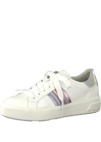 Tamaris, Damen Sneaker, Lila / Silber / Wei&szlig;