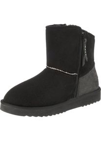 Esprit, M&auml;dchen Winterstiefel UMA zip Bootie f&uuml;r M&auml;dchen, Schwarz