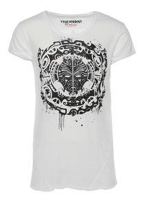 Trueprodigy, Herren T-Shirt 'Life of Maori', Schwarz / Wei&szlig;