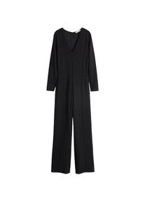 Mango, Damen Overall 'Blamo', Grau / Schwarz