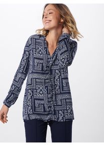 Esprit, Damen Bluse, Navy / Wei&szlig;