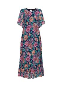 POSTYR, Damen Kleid 'ANA', Blau / Mischfarben