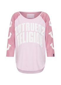 True Religion, Damen Shirt, Rosa / Altrosa / Wei&szlig;