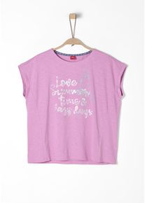 s.Oliver Junior, Mädchen Shirt, Pink / Silber