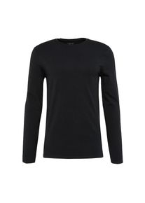 Selected Homme, Herren Shirt 'SHDBASIC LS O-NECK NOOS', Schwarz