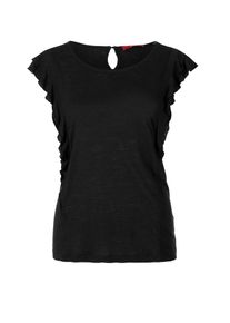 s.Oliver RED LABEL, Damen Top, Schwarzmeliert