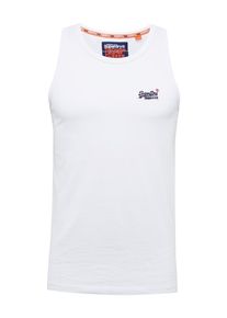 Superdry, Herren Top 'ORANGE LABEL VINTAGE EMBROIDERY VEST', Weiß