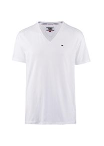 Tommy Jeans, Herren T-Shirt, Wei&szlig;