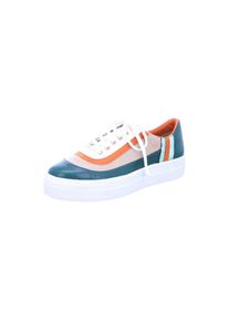 Tamaris, Damen Schn&uuml;rschuhe, Hellblau / Petrol / Dunkelorange / Pastellpink / Wei&szlig;