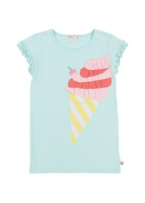 Billieblush, Mädchen Jerseykleid, Türkis / Gelb / Rosa / Weiß