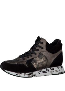 Tamaris, Damen Sneaker, Taupe / Schwarz