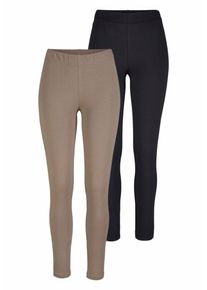 Boysen's BOYSEN'S, Damen Leggings, Braun / Schwarz