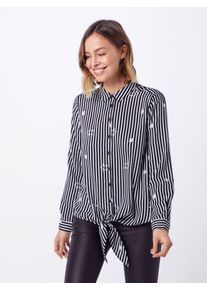 Street One, Damen Bluse, Schwarz / Weiß