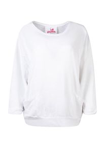 gwynedds, Damen Shirt 'Pom the Shirt', Wei&szlig;meliert