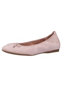 Tamaris, Damen Ballerinas, Altrosa / Weiß