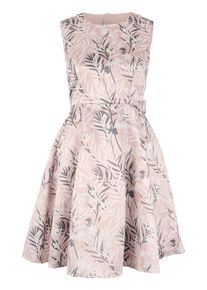 Apart, Damen Kleid, Schlammfarben / Altrosa / Weiß
