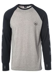 Rip Curl, Herren Sweatshirt 'Shred', Graumeliert / Schwarz