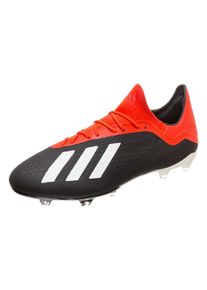 adidas Performance, Herren Fußballschuh 'X 18.2 FG', Rot / Schwarz / Weiß