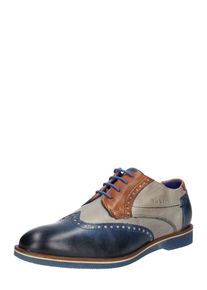 Bugatti, Herren Halbschuhe 'Melchiore', Nachtblau / Cognac / Cappuccino