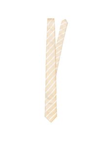 Selected Homme, Herren Krawatte, Pastellgelb / Wei&szlig;