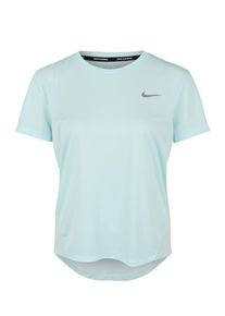 Nike, Damen Shirts ' MILER', Hellblau / Silber