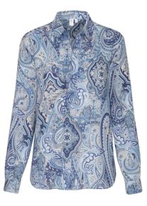Seidensticker, Damen Schlupfbluse 'Schwarze Rose', Blau / Rauchblau / Hellblau / Weiß