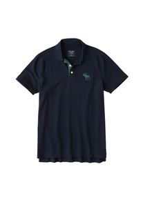 Abercrombie & Fitch Abercrombie & Fitch, Herren Poloshirt 'EXPLODED POLO 4CC', Navy
