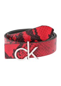 Calvin Klein, Damen G&uuml;rtel 'CK REV.BELT GIFTPACK', Rot
