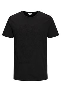 Jack & Jones JACK & JONES, Herren T-Shirt Grafisches, Schwarz